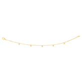14K Gold .15Ct Diamonds By The Yard Bracelet